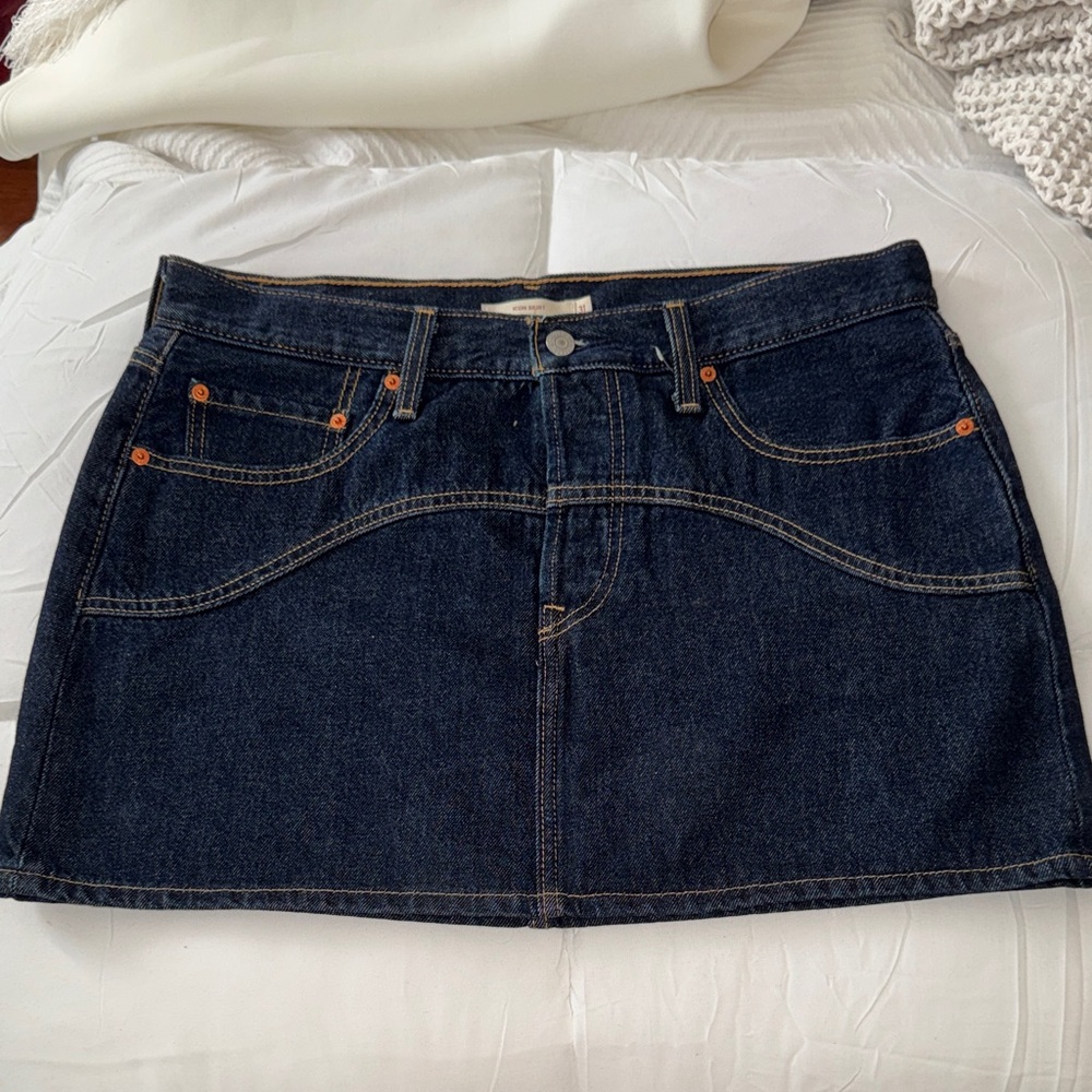 Levi Denim Mini Skirt